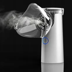 INHALATOR NEBULIZATOR 2 MASKI DLA DZIECI I DOROSŁYCH PRZENOŚNY CICHY USB
