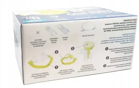 INHALATOR NEBULIZATOR NOVAMA FAMILINO PRACA CIĄGŁA
