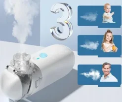 Inhalator Nebulizator Przenośny dla Dorosłych Siateczkowy Bezprzewodowy