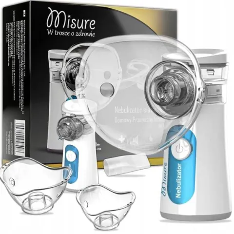 Inhalator Nebulizator Siateczkowy Przenośny Misure MI-MESH z Akumulatorem