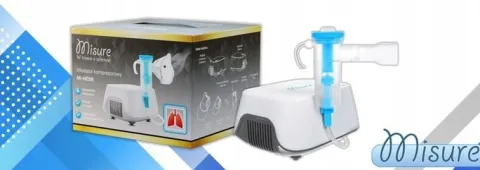 INHALATOR NEBULIZATOR TŁOKOWY DLA DZIECI I DOROSŁYCH 2 MASKI FILTRY GRATIS