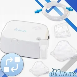 INHALATOR NEBULIZATOR TŁOKOWY DLA DZIECI I DOROSŁYCH 2 MASKI FILTRY GRATIS