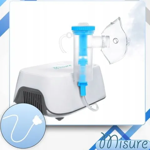 INHALATOR NEBULIZATOR TŁOKOWY DLA DZIECI I DOROSŁYCH 2 MASKI FILTRY GRATIS