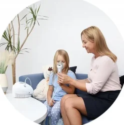 INHALATOR NEBULIZATOR TŁOKOWY DLA DZIECI DOROSŁYCH FLAEM ALPHANEB 4POZIOMY