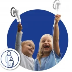 INHALATOR NEBULIZATOR TŁOKOWY DLA DZIECI DOROSŁYCH FLAEM ALPHANEB 4POZIOMY