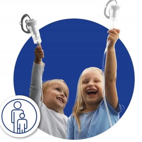 INHALATOR NEBULIZATOR TŁOKOWY DLA DZIECI DOROSŁYCH FLAEM ALPHANEB 4POZIOMY