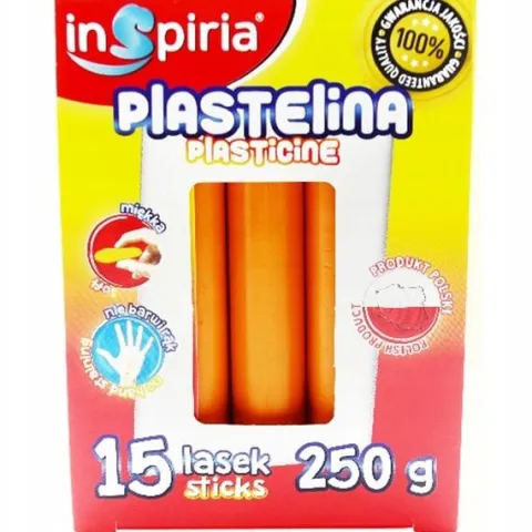 Inspiria plastelina duży zestaw przedszkolny 12 kolorów 3 kg