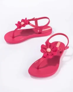 Ipanema CLASS FLORA dziecięce sandały 27018-AF383 PINK/DK PINK 35-36