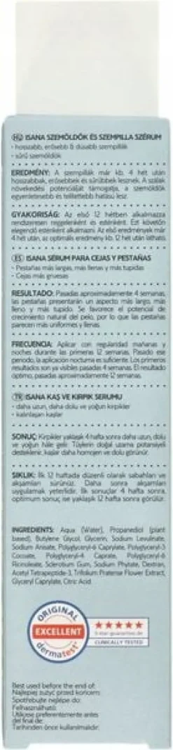 ISANA SERUM DO BRWI I RZĘS 6 ML