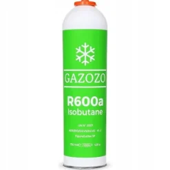 IZOBUTAN r600a GAZ Czynnik Chłodniczy 420g 750ml