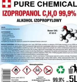 IZOPROPANOL ODTŁUSZCZACZ IPA 99,9% 5l odtłuszczania + rozpylacz