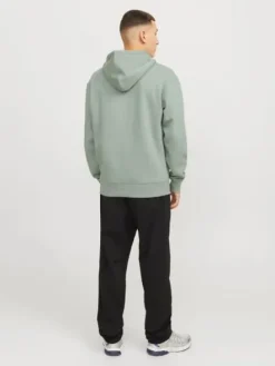 Jack&Jones męska bluza z kapturem JJESTAR BASIC SWEAT HOOD NOOS 12208157 ICEBERG GREEN S