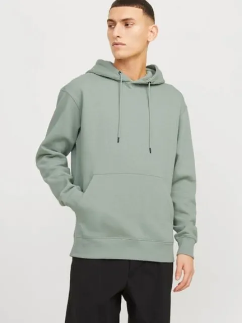 Jack&Jones męska bluza z kapturem JJESTAR BASIC SWEAT HOOD NOOS 12208157 ICEBERG GREEN M