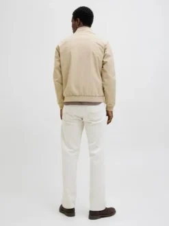Jack&Jones męska kurtka JPRBLUBRAD BOMBER JACKET SN 12273393 WHITE PEPPER L