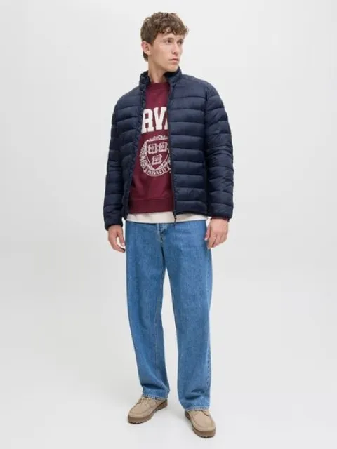 Jack&Jones męska kurtka puchowa JJEBRADLEY LIGHT PUFFER COLLAR NOOS 12280971 SKY CAPTIN L