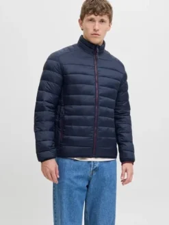 Jack&Jones męska kurtka puchowa JJEBRADLEY LIGHT PUFFER COLLAR NOOS 12280971 SKY CAPTIN L