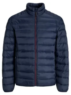Jack&Jones męska kurtka puchowa JJEBRADLEY LIGHT PUFFER COLLAR NOOS 12280971 SKY CAPTIN L