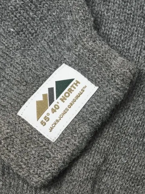 Jack&Jones rękawiczki 12264107 GREY