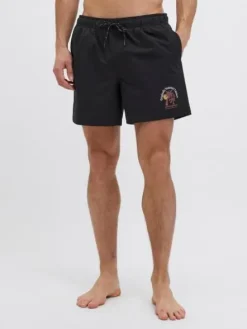 Jack&Jones szorty kąpielowe JPSTMAUI STAR SWIMSHORTS STYD SS25 12287670 BLACK XL