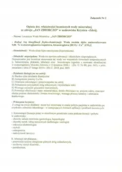 Jan Naturalna woda lecznicza oczyszczenie 6 x 1,5l