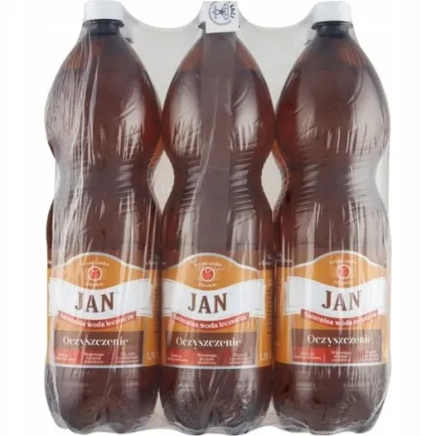 Jan Naturalna woda lecznicza oczyszczenie 6 x 1,5l