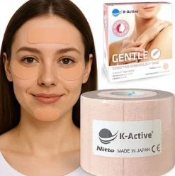 Japońska Taśma K-ACTIVE Gentle Plastry do tapingu tejpy Delikatne Sensitive