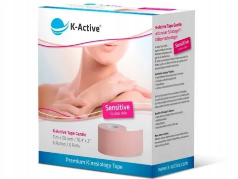 Japońskie K-ACTIVE Gentle sensitive plastry tejpy