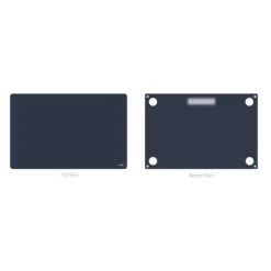 JCPal Folia MacGuard Two-in-One Skin Set (Midnight, Top skin+Back skin)