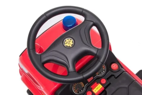 JEŹDZIK NA AKUMULATOR STRAŻ POŻARNA Z ARMATKĄ I BAŃKAMI/GTS-6688-A