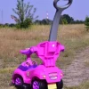 JEŹDZIK, ODPYCHACZ Z DŹWIĘKAMI MEGA CAR 6W 1 Z DASZKIEM/TC202