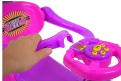 JEŹDZIK, ODPYCHACZ Z DŹWIĘKAMI MEGA CAR 6W 1 Z DASZKIEM/TC202