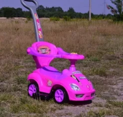 JEŹDZIK, ODPYCHACZ Z DŹWIĘKAMI MEGA CAR 6W 1 Z DASZKIEM/TC202
