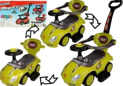 Jeździk z Pchaczem Mega Car 3w1 Żółty