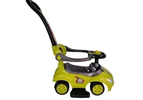 Jeździk z Pchaczem Mega Car 3w1 Żółty