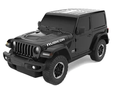 Jeep Wrangler JL skala 1:24 Rastar 79500 samochód sterowany czarny