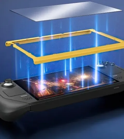 JSAUX 2x Matowe szkło ochronne - prosta instalacja Steam Deck / OLED