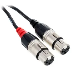 Kabel audio sygnałowy 2x RCA Cinch XLR 1,5m REAN Neutrik Cordial CFU 1.5 FC