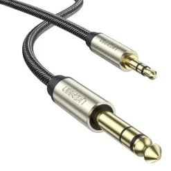 Kabel Audio UGREEN AV127 Jack 3.5mm DO TRS 3m Pozłacany