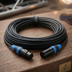 Kabel DMX Stairville PDC3CC 3-pin XLR 20m Profesjonalny 110 Ohm Czarny