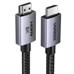 Kabel HDMI 2.1 UGREEN HD171 8K@60Hz 1m Czarny DO PS5, Xbox