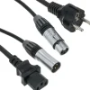 Kabel hybrydowy zasilająco-sygnałowy mikrofonowy XLR IEC 10m the sssnake