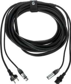 Kabel hybrydowy zasilająco-sygnałowy mikrofonowy XLR IEC 10m the sssnake