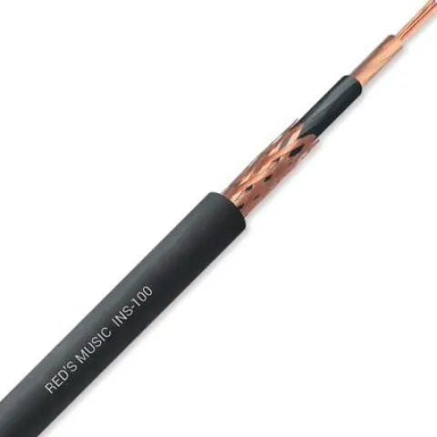 Kabel instrumentalny sygnałowy JACK 6,3mm 20 cm