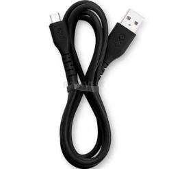 Kabel Micro USB 1A czarny 1m