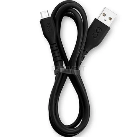 Kabel Micro USB 1A czarny 1m