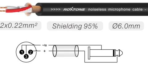 Kabel mikrofonowy SMART Roxtone SMXJ250L5