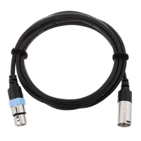 Kabel mikrofonowy XLR XLR 2,5 m 0,22 mm Rean Neutrik Miedź Cordial CCM 2,5 FM