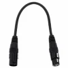Kabel przejściówka DMX do świateł oświetlenia XLR 5-pin XLR 3-pin pro snake
