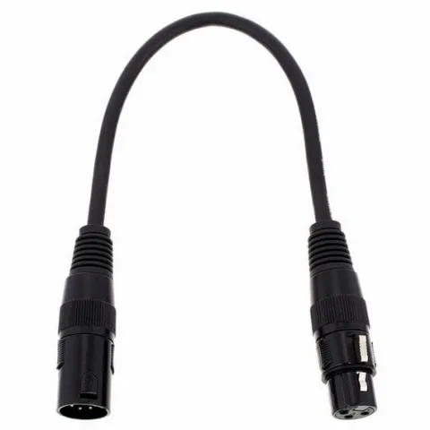 Kabel przejściówka DMX do świateł oświetlenia XLR 5-pin XLR 3-pin pro snake