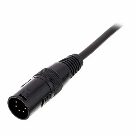 Kabel przejściówka DMX do świateł oświetlenia XLR 5-pin XLR 3-pin pro snake